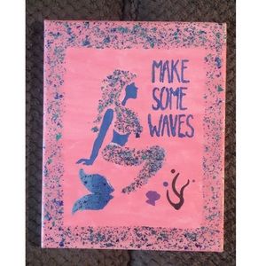 🧜🏼‍♀️Hand-painted Canvas🐚Wall Art🖼